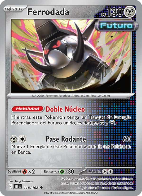 Ferrodada 118 — Temporal Forces (Spanish Pokémon TCG card)
