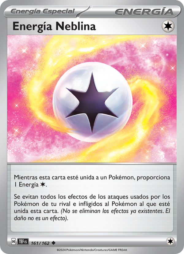 Energía Neblina 161 — Temporal Forces (Spanish Pokémon TCG card)