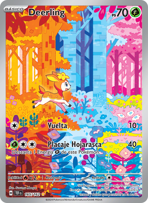 Deerling 165 — Temporal Forces (Spanish Pokémon TCG card)