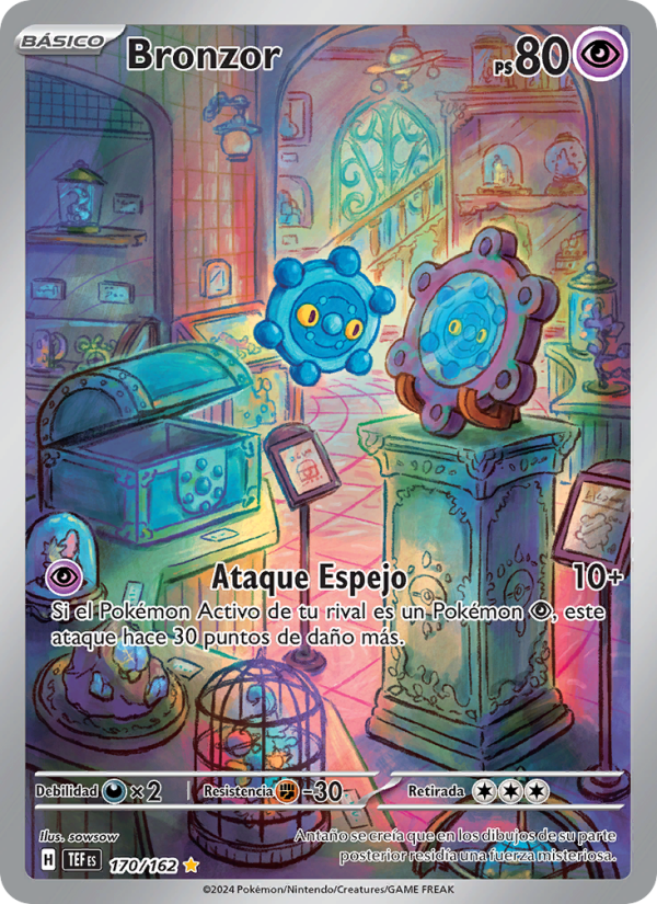 Bronzor 170 — Temporal Forces (Spanish Pokémon TCG card)