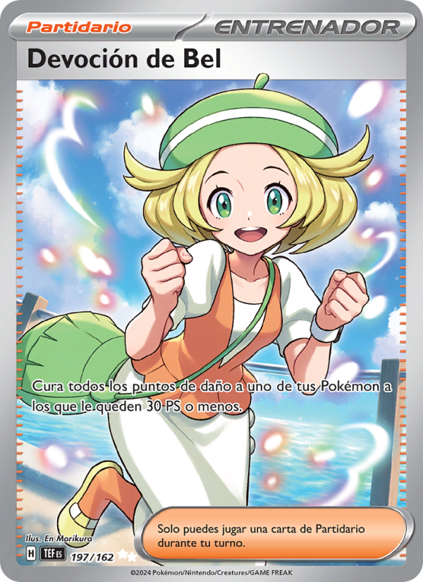 Devoción de Bel 197 — Temporal Forces (Spanish Pokémon TCG card)
