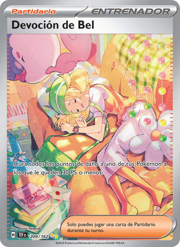 Devoción de Bel 209 — Temporal Forces (Spanish Pokémon TCG card)