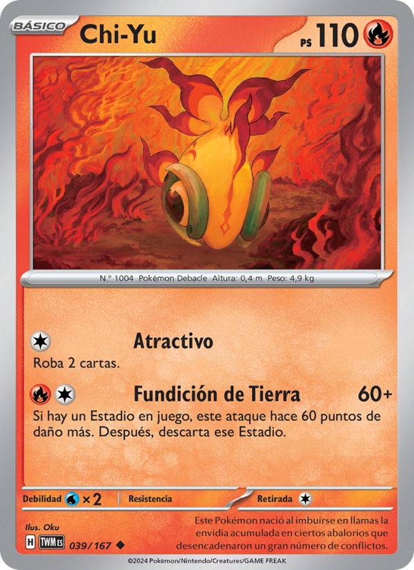 Chi-Yu 039 — Twilight Masquerade (Spanish Pokémon TCG card)