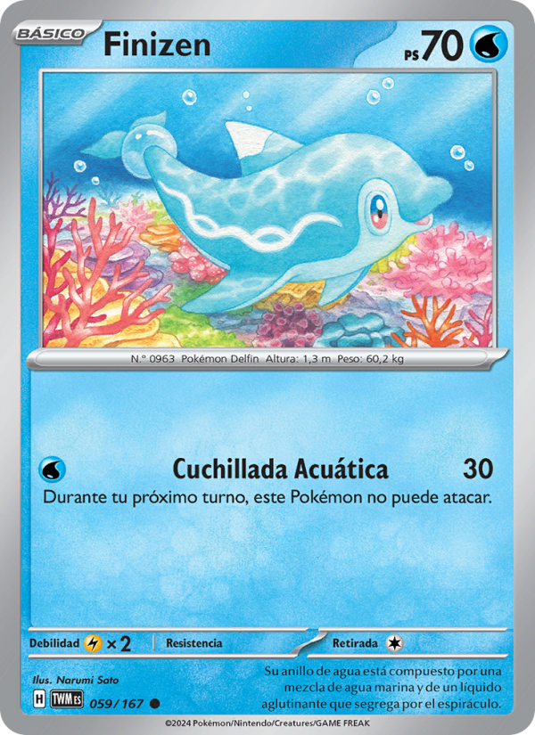 Finizen 059 — Twilight Masquerade (Spanish Pokémon TCG card)