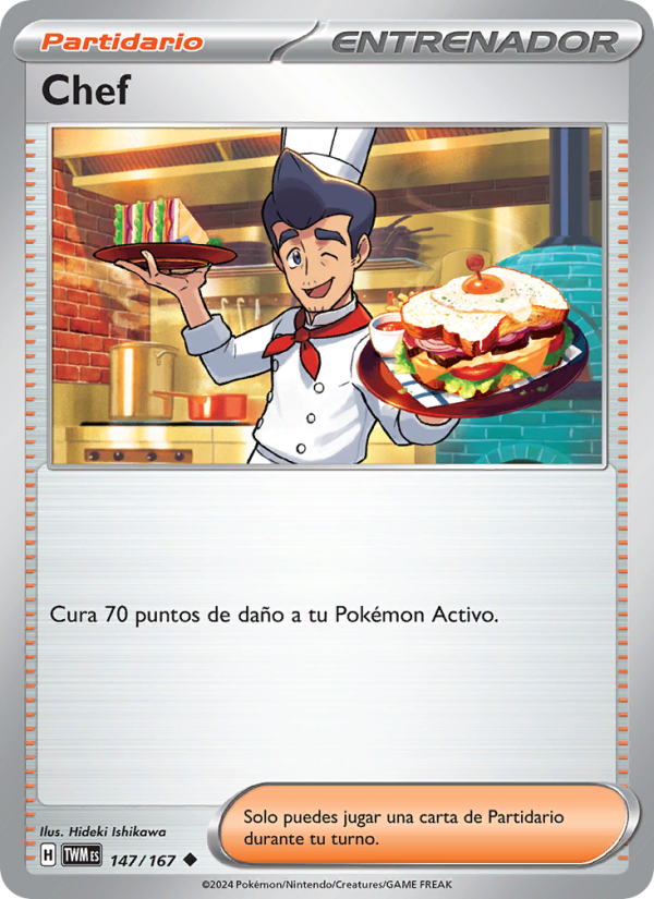 Chef 147 — Twilight Masquerade (Spanish Pokémon TCG card)