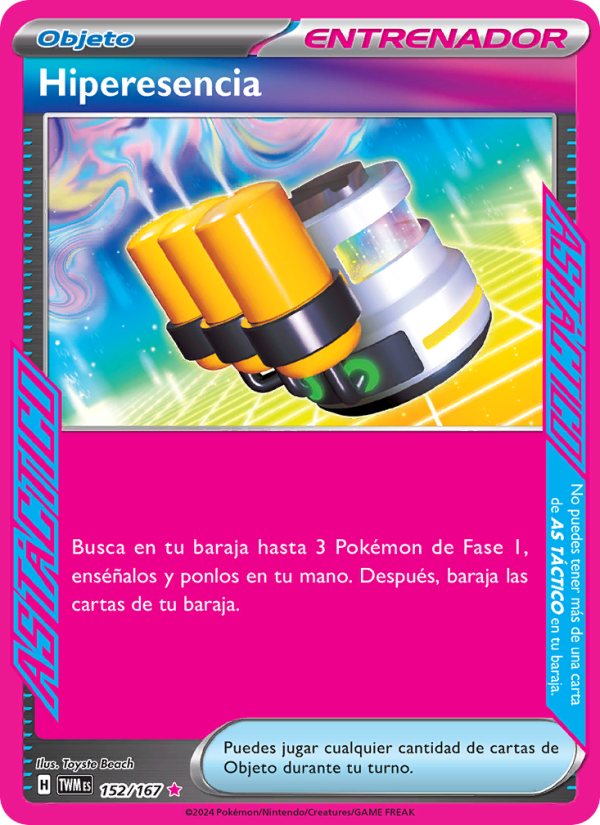 Hiperesencia 152 — Twilight Masquerade (Spanish Pokémon TCG card)