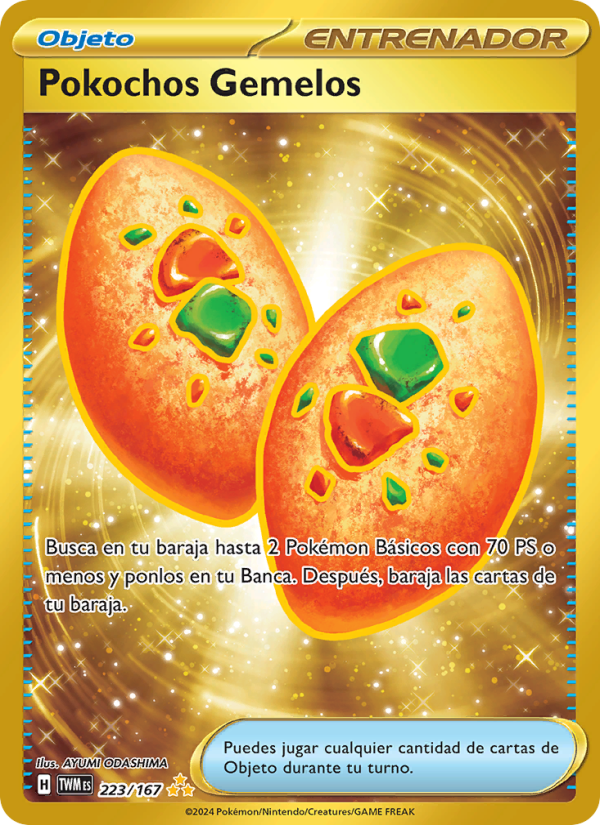 Pokochos Gemelos 223 — Twilight Masquerade (Spanish Pokémon TCG card)
