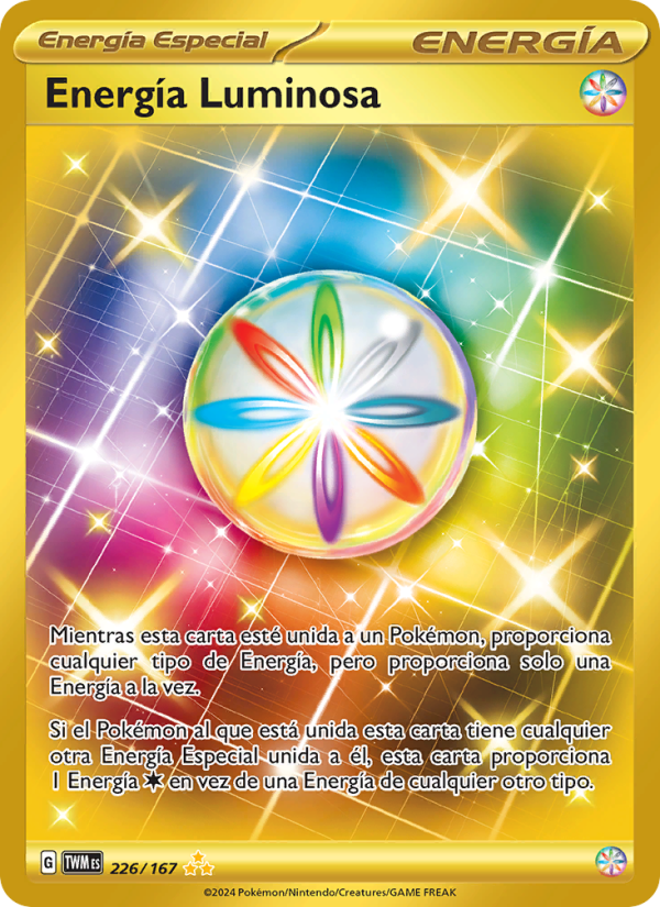 Energía Luminosa 226 — Twilight Masquerade (Spanish Pokémon TCG card)