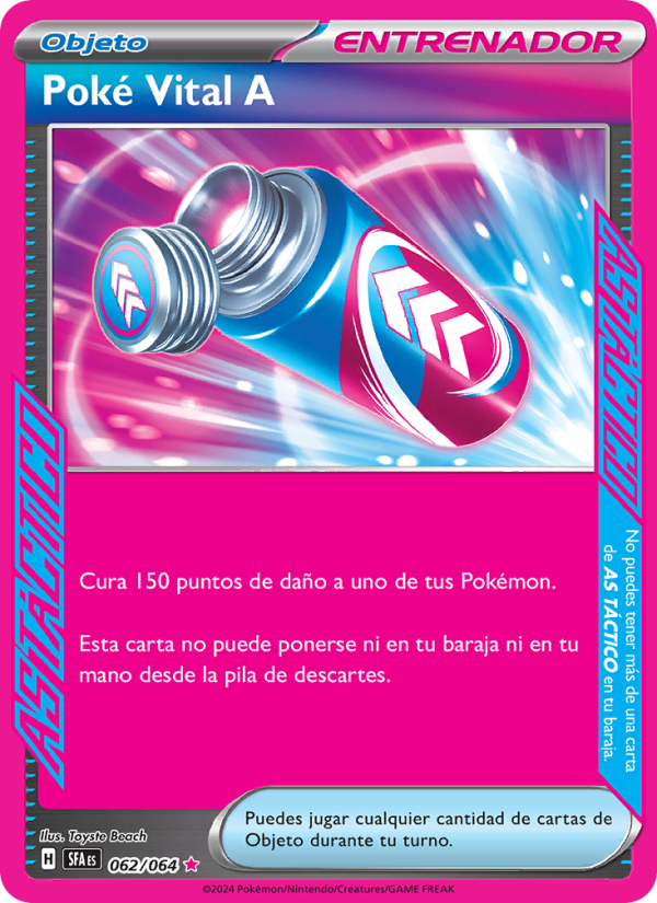 Poké Vital A 062 — Nebel der Sagen (Spanish Pokémon TCG card)
