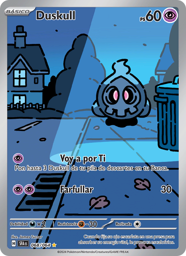 Duskull 068 — Nebel der Sagen (Spanish Pokémon TCG card)
