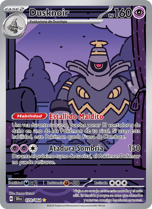 Dusknoir 070 — Nebel der Sagen (Spanish Pokémon TCG card)