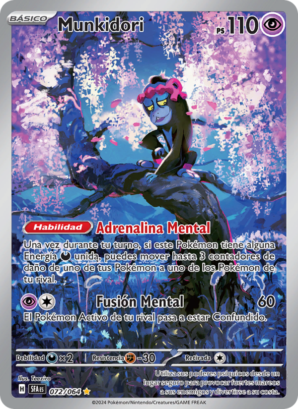 Munkidori 072 — Nebel der Sagen (Spanish Pokémon TCG card)