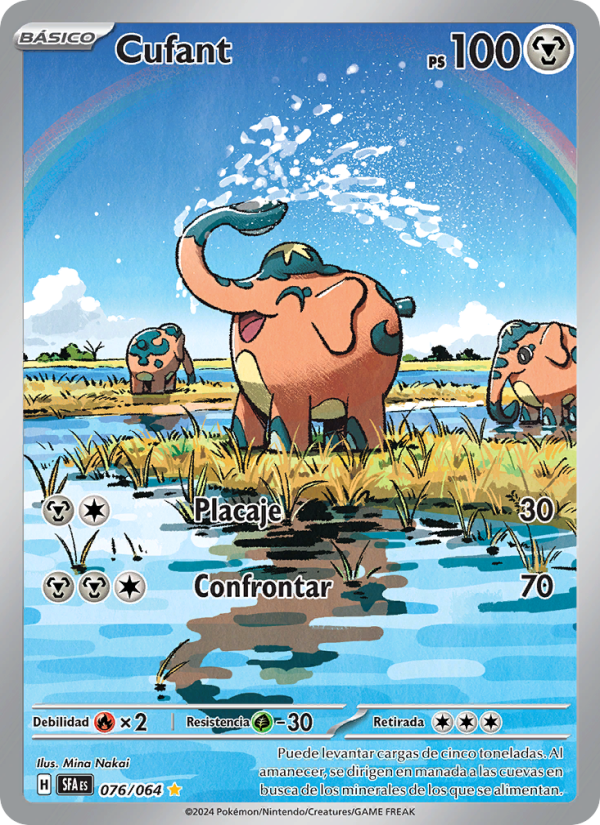 Cufant 076 — Nebel der Sagen (Spanish Pokémon TCG card)