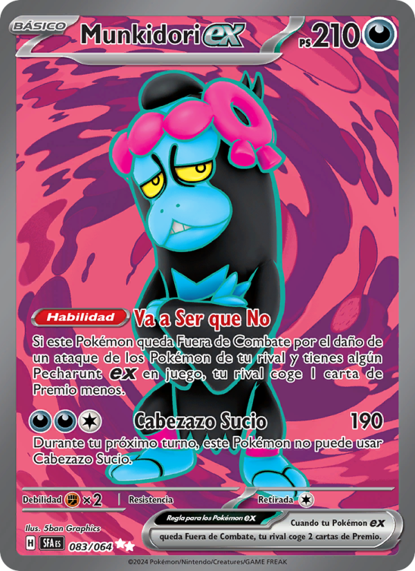 Munkidori ex 083 — Nebel der Sagen (Spanish Pokémon TCG card)