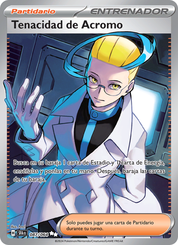 Tenacidad de Acromo 087 — Nebel der Sagen (Spanish Pokémon TCG card)