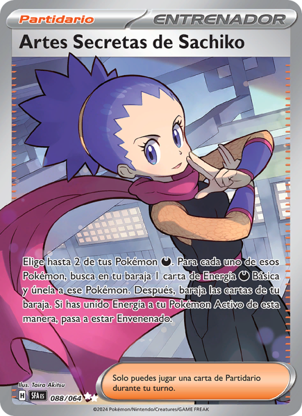 Artes Secretas de Sachiko 088 — Nebel der Sagen (Spanish Pokémon TCG card)