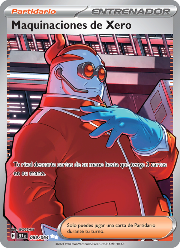 Maquinaciones de Xero 089 — Nebel der Sagen (Spanish Pokémon TCG card)