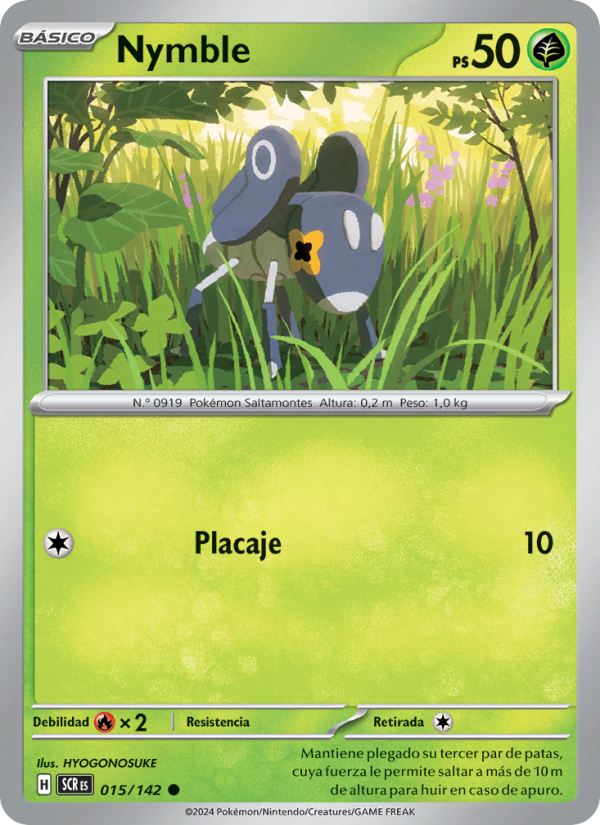 Nymble 015 — Stellar Crown (Spanish Pokémon TCG card)