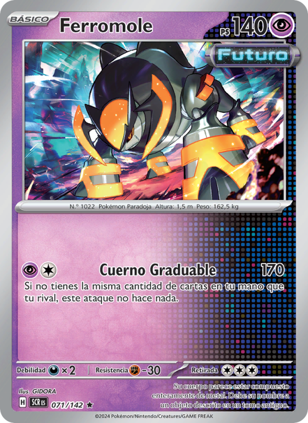 Ferromole 071 — Stellar Crown (Spanish Pokémon TCG card)