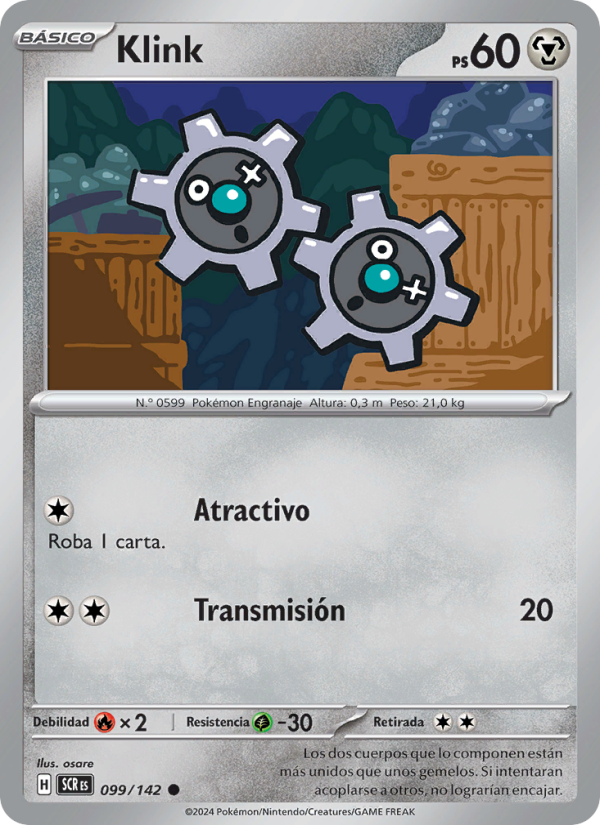 Klink 099 — Stellar Crown (Spanish Pokémon TCG card)