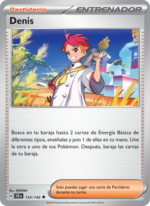 Denis 133 — Stellar Crown (Spanish Pokémon TCG card)