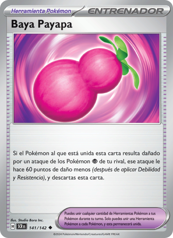 Baya Payapa 141 — Stellar Crown (Spanish Pokémon TCG card)