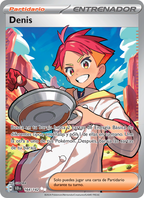 Denis 164 — Stellar Crown (Spanish Pokémon TCG card)
