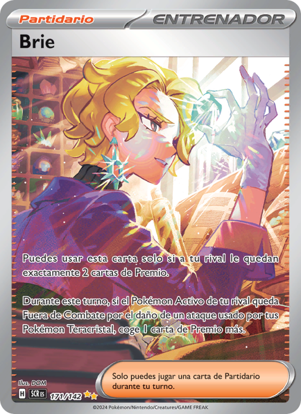 Brie 171 — Stellar Crown (Spanish Pokémon TCG card)