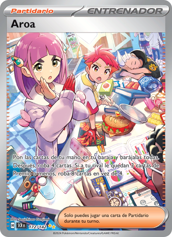 Aroa 172 — Stellar Crown (Spanish Pokémon TCG card)
