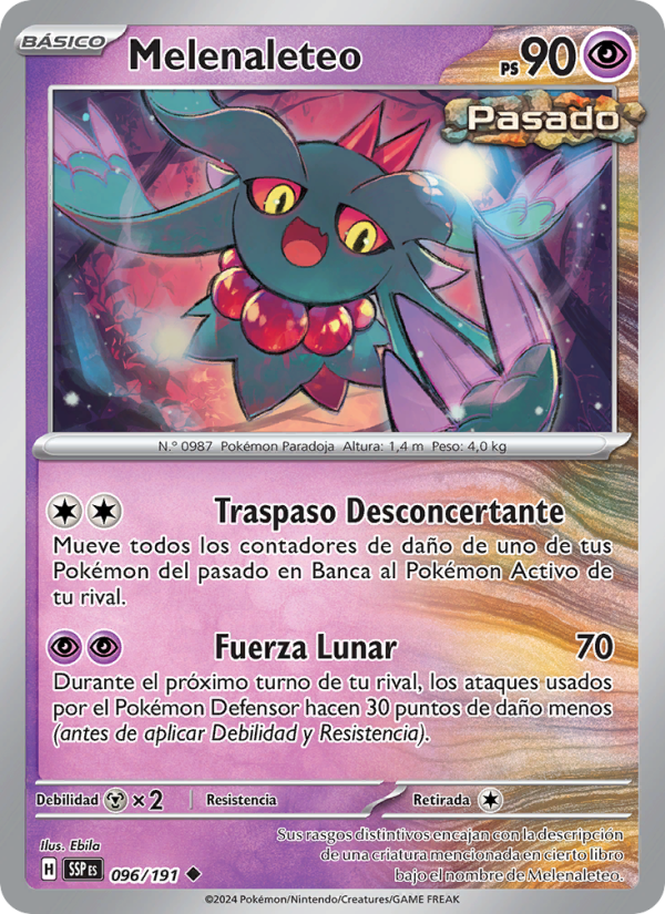 Melenaleteo 096 — Surging Sparks (Spanish Pokémon TCG card)