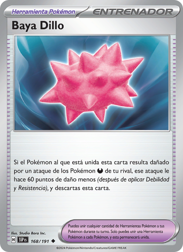 Baya Dillo 168 — Surging Sparks (Spanish Pokémon TCG card)