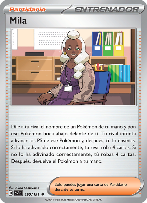 Mila 190 — Surging Sparks (Spanish Pokémon TCG card)