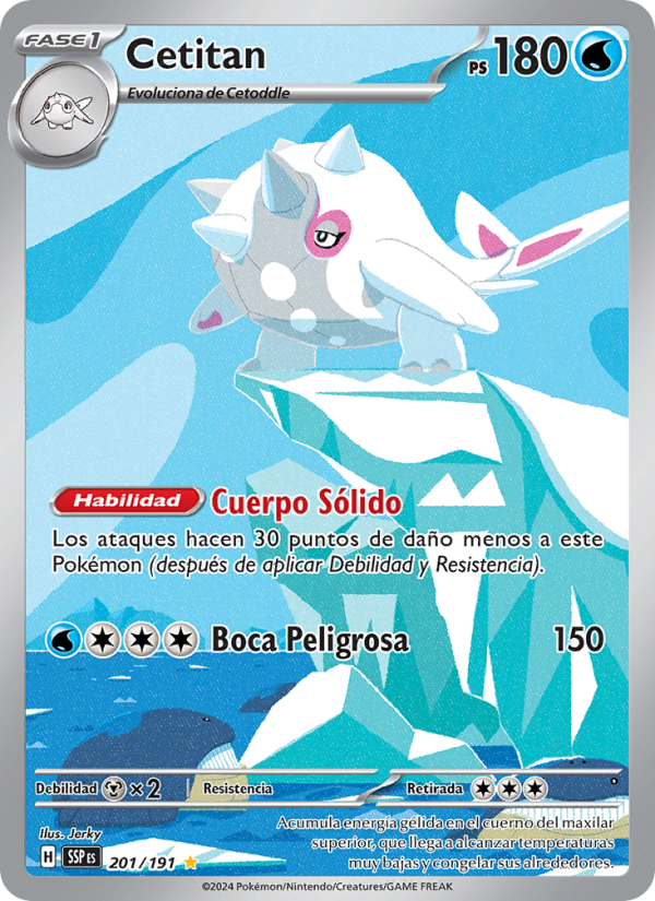 Cetitan 201 — Surging Sparks (Spanish Pokémon TCG card)