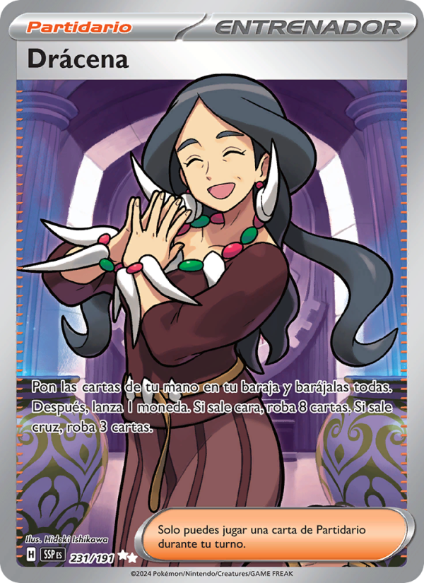 Drácena 231 — Surging Sparks (Spanish Pokémon TCG card)