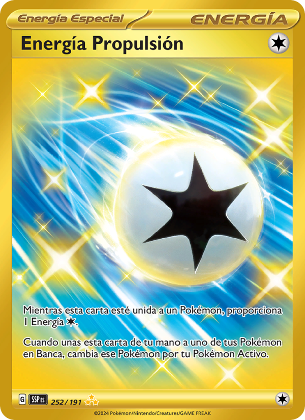 Energía Propulsión 252 — Surging Sparks (Spanish Pokémon TCG card)