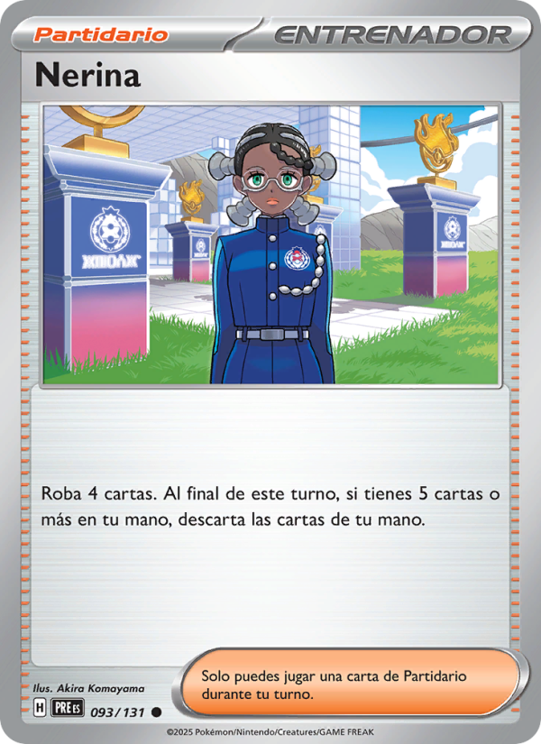 Nerina 093 — Prismatische Entwicklungen (Spanish Pokémon TCG card)