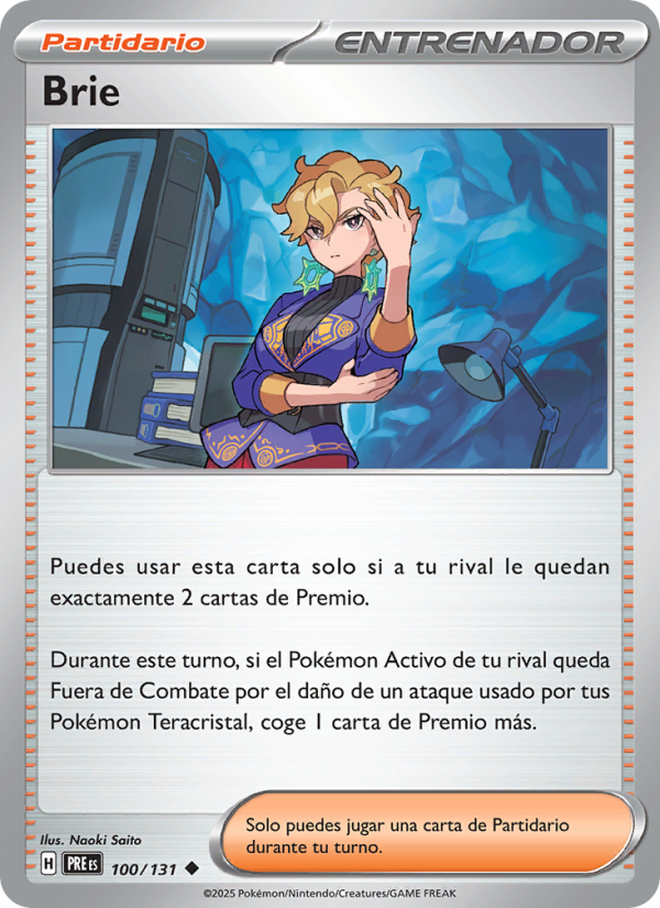 Brie 100 — Prismatische Entwicklungen (Spanish Pokémon TCG card)