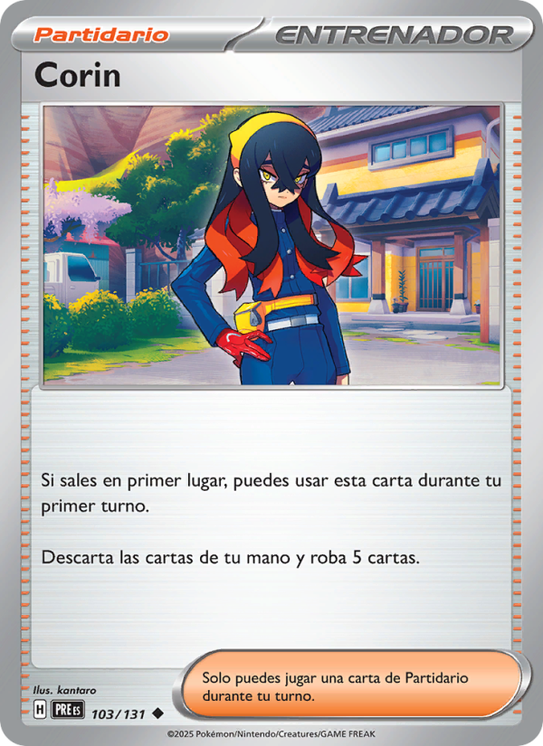 Corin 103 — Prismatische Entwicklungen (Spanish Pokémon TCG card)