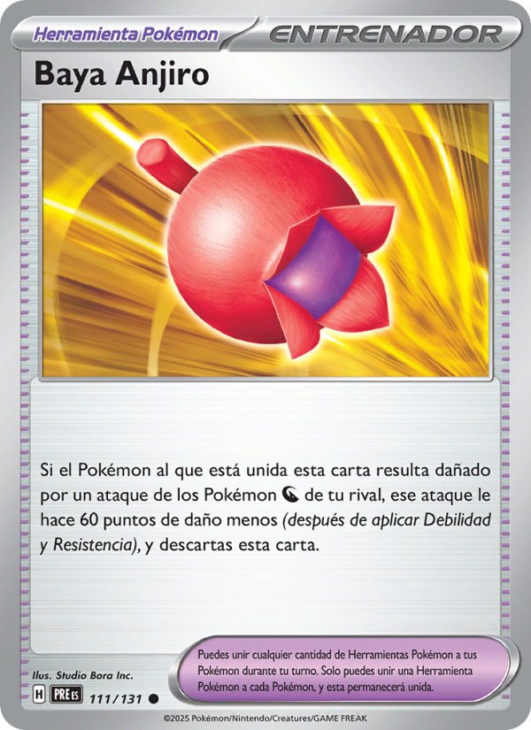 Baya Anjiro 111 — Prismatische Entwicklungen (Spanish Pokémon TCG card)