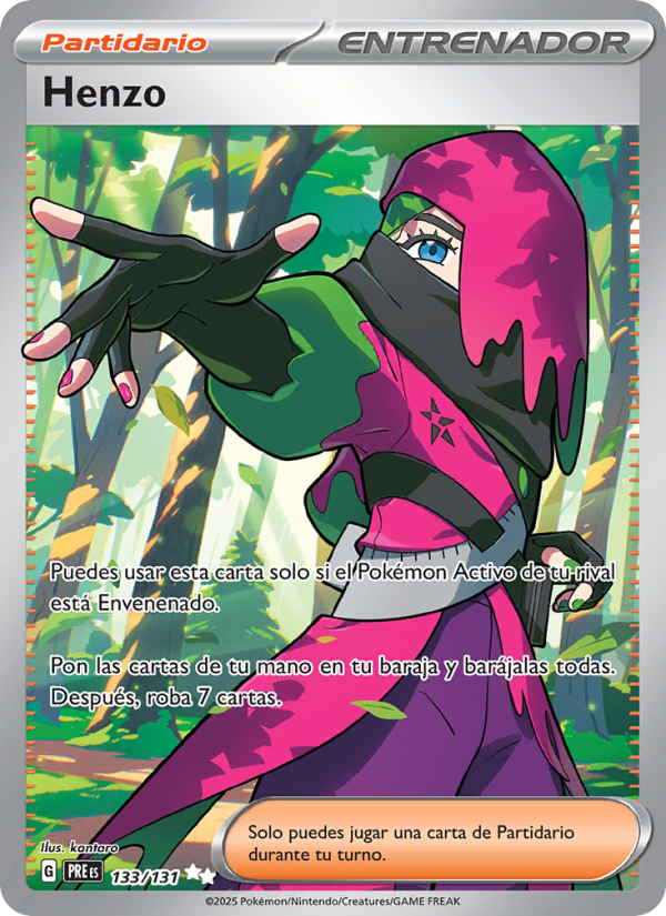 Henzo 133 — Prismatische Entwicklungen (Spanish Pokémon TCG card)