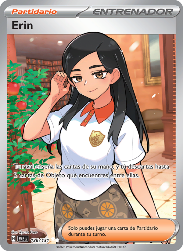 Erin 136 — Prismatische Entwicklungen (Spanish Pokémon TCG card)
