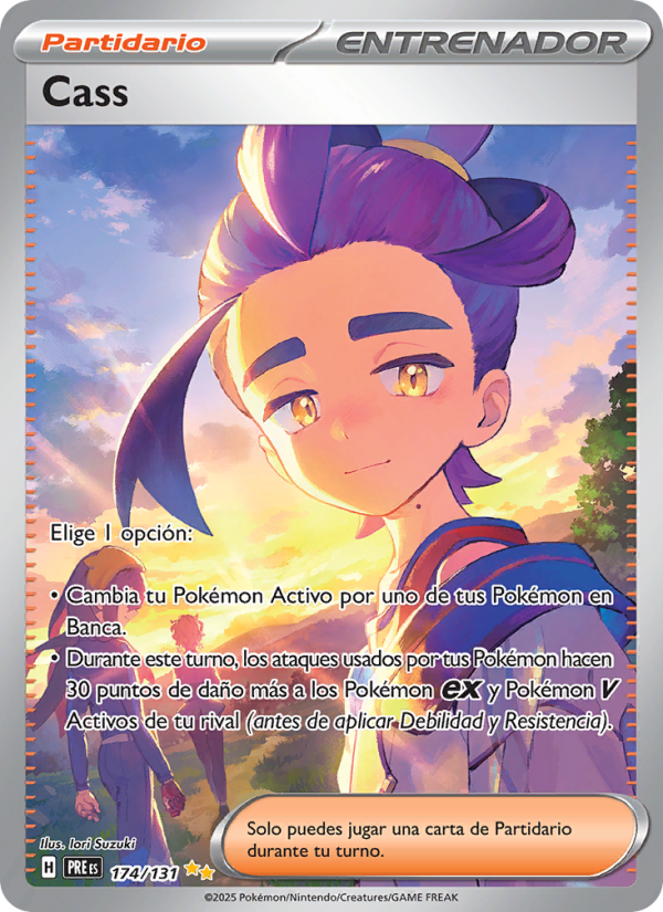 Cass 174 — Prismatische Entwicklungen (Spanish Pokémon TCG card)