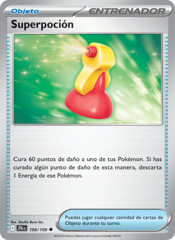Superpoción 158 — Journey Together (Spanish Pokémon TCG card)
