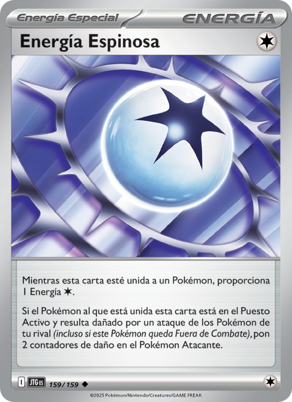 Energía Espinosa 159 — Journey Together (Spanish Pokémon TCG card)