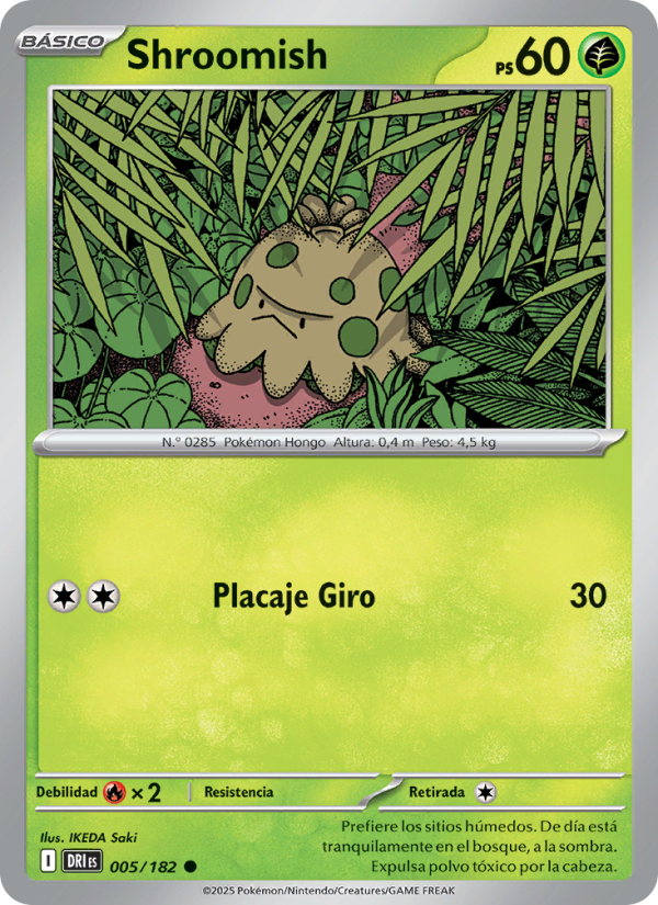 Shroomish 005 — Destined Rivals (Spanish Pokémon TCG card)