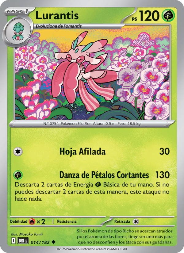 Lurantis 014 — Destined Rivals (Spanish Pokémon TCG card)