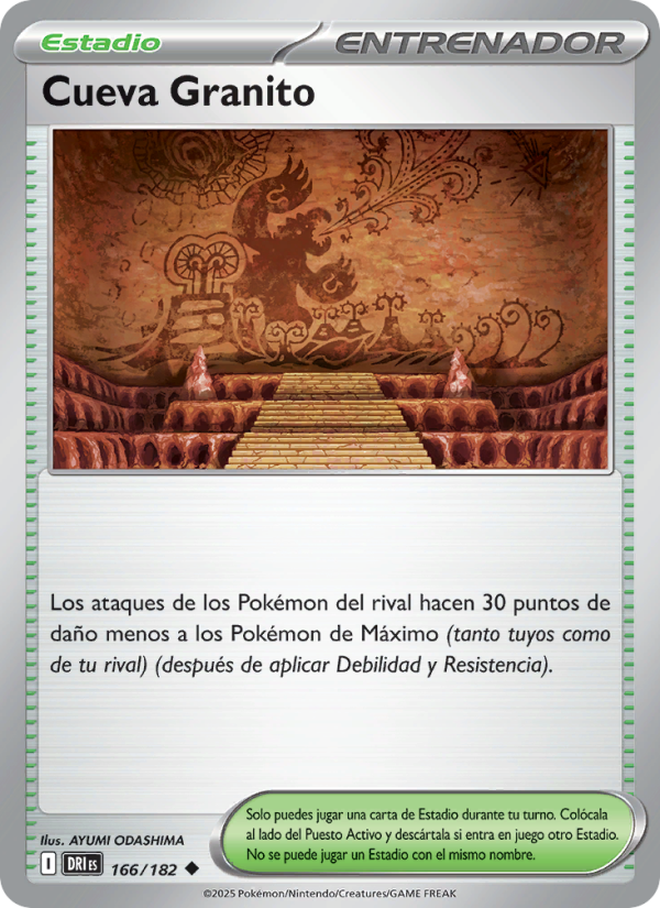 Cueva Granito 166 — Destined Rivals (Spanish Pokémon TCG card)