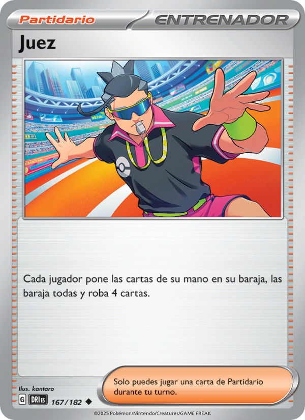 Juez 167 — Destined Rivals (Spanish Pokémon TCG card)