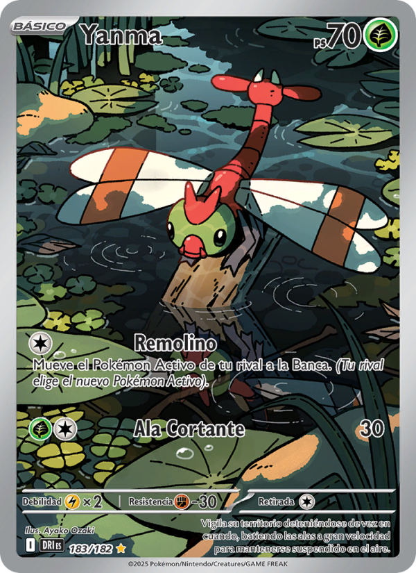 Yanma 183 — Destined Rivals (Spanish Pokémon TCG card)