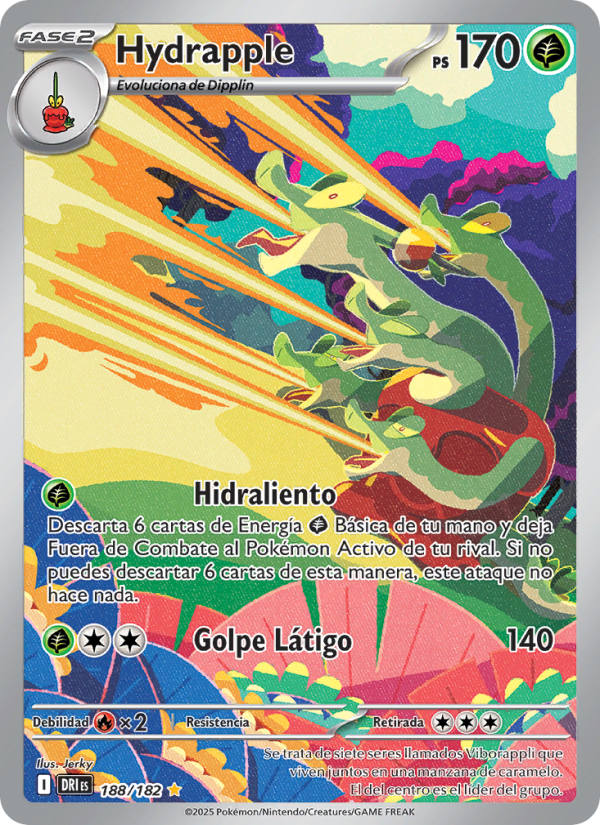 Hydrapple 188 — Destined Rivals (Spanish Pokémon TCG card)
